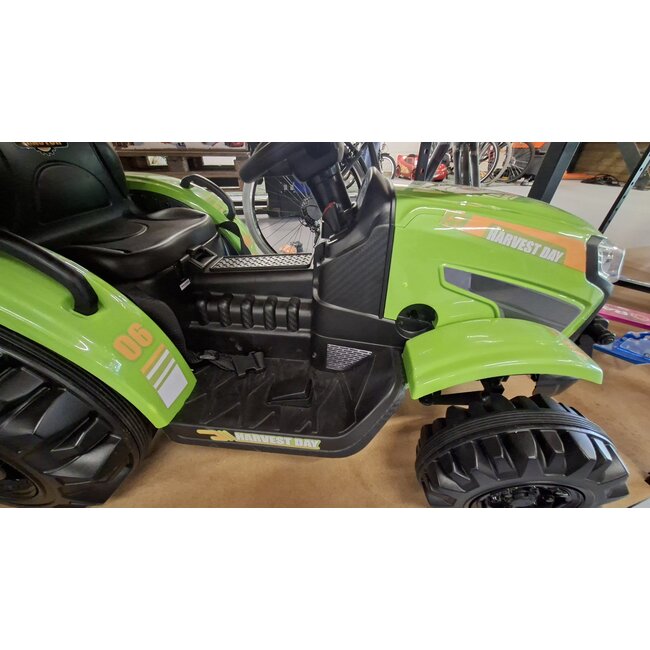Elektrische Kinder Tractor Met Aanhangwagen - 2e Kans