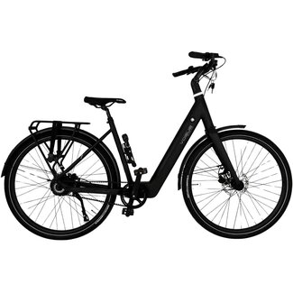 Vogue Elektrische Fietsen Elektrische Fiets 28 Inch Vogue Motion Plus Mat Zwart
