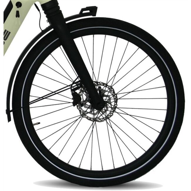 Elektrische Fiets 28 Inch Vogue Prestige Licht Grijs