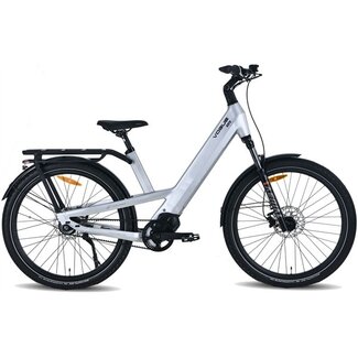Vogue Elektrische Fietsen Elektrische Fiets 28 Inch Vogue SUV Zilver