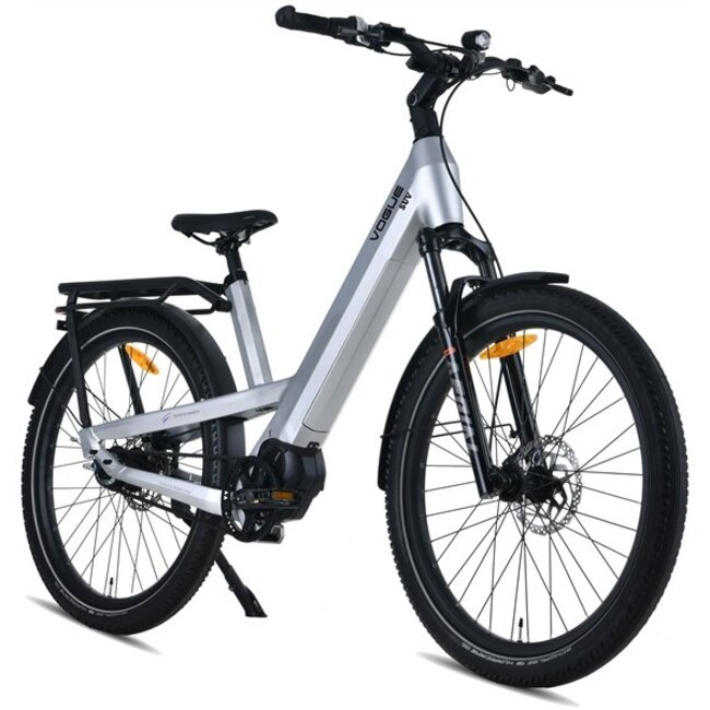 Elektrische Fiets 28 Inch Vogue SUV Zilver