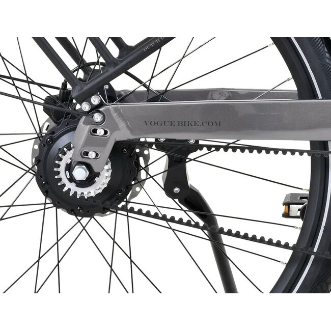 Elektrische Fiets 28 Inch Vogue Nova Mat Grijs Bruin