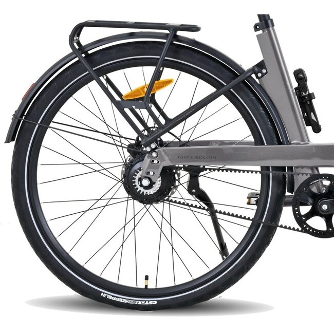 Elektrische Fiets 28 Inch Vogue Nova Mat Grijs Bruin