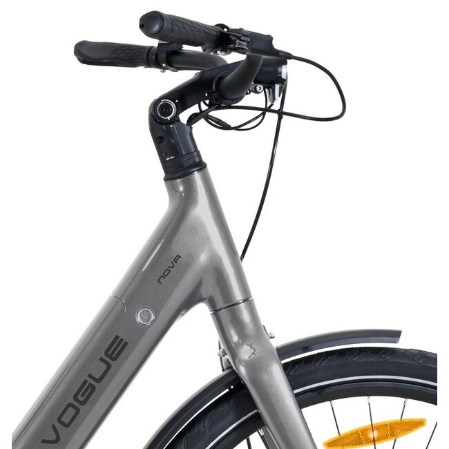 Elektrische Fiets 28 Inch Vogue Nova Mat Grijs Bruin