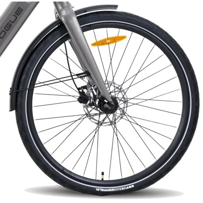 Elektrische Fiets 28 Inch Vogue Nova Mat Grijs Bruin
