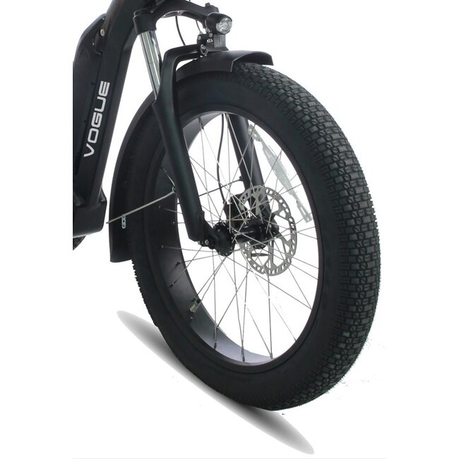 Elektrische Driewieler 24 Inch Vogue Big Foot Zwart