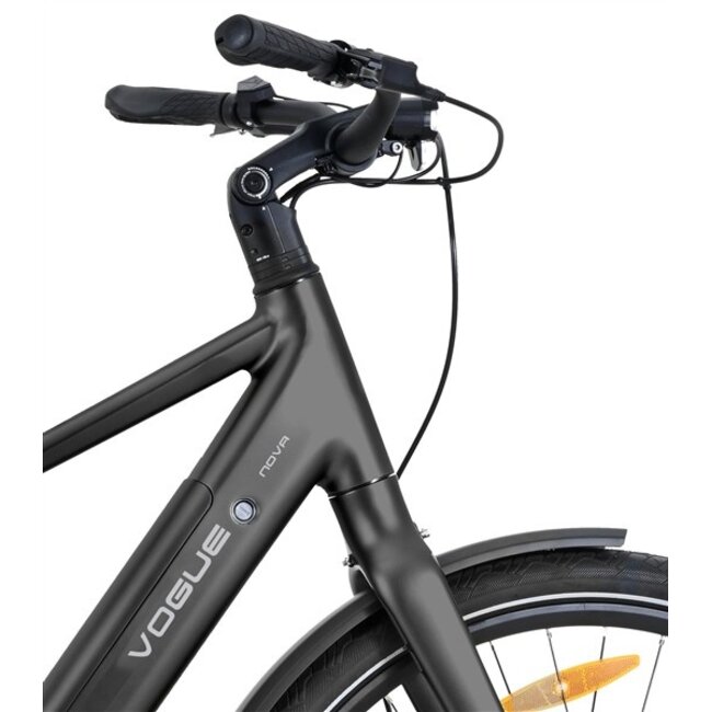 Elektrische Heren Fiets 28 Inch Vogue Nova Mat Zwart