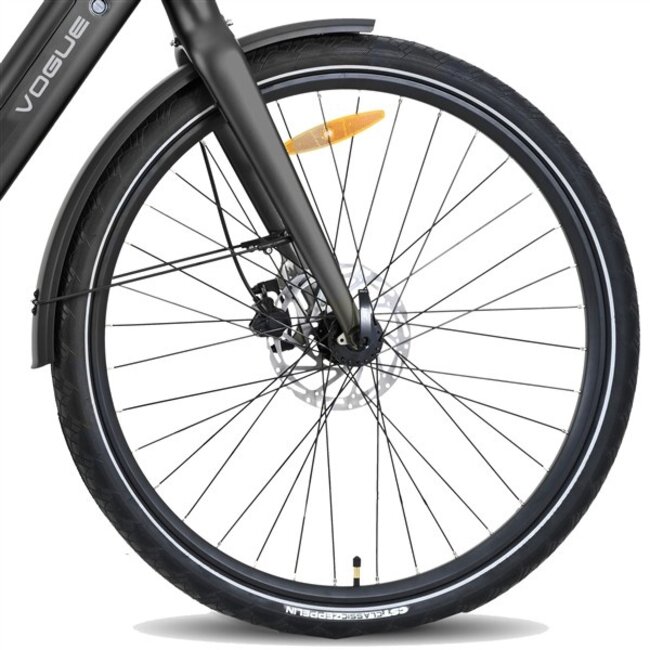 Elektrische Heren Fiets 28 Inch Vogue Nova Mat Zwart