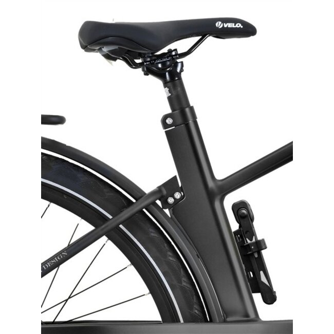 Elektrische Heren Fiets 28 Inch Vogue Nova Mat Zwart