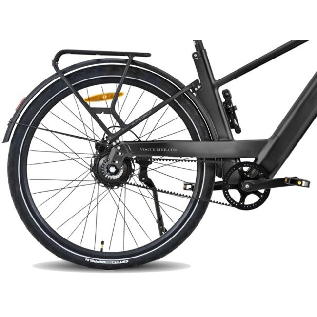 Elektrische Heren Fiets 28 Inch Vogue Nova Mat Zwart
