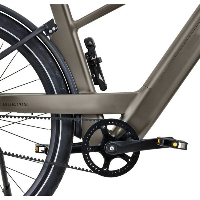 Elektrische Heren Fiets 28 Inch Vogue Nova Mat Grijs Bruin