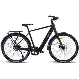 Vogue Elektrische Fietsen Elektrische Heren Fiets 28 Inch Vogue Motion Zwart
