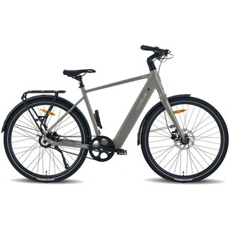 Vogue Elektrische Fietsen Elektrische Heren Fiets 28 Inch Vogue Motion Grijs