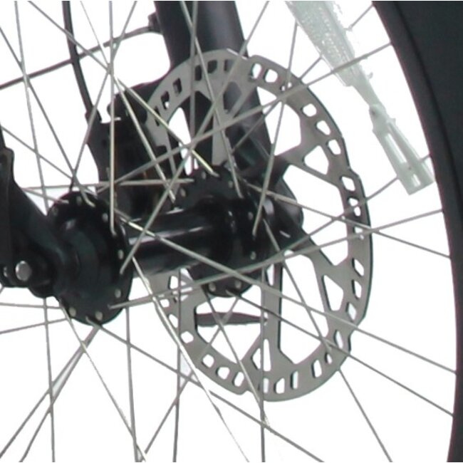 Elektrische Driewieler 24 Inch Vogue Big Foot Grijs - Showroom Model