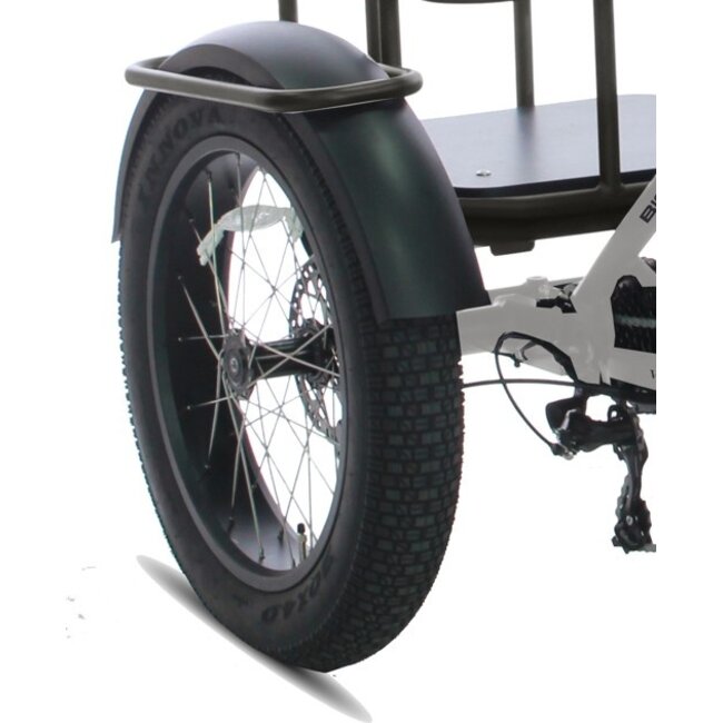 Elektrische Driewieler 24 Inch Vogue Big Foot Grijs - Showroom Model