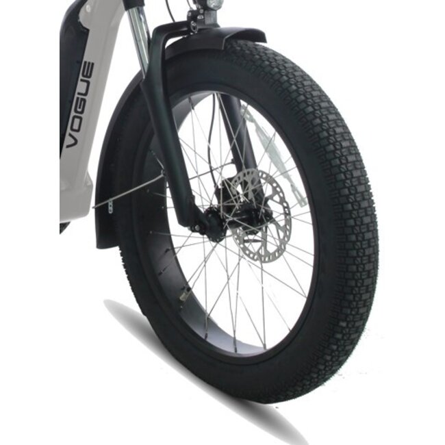 Elektrische Driewieler 24 Inch Vogue Big Foot Grijs - Showroom Model