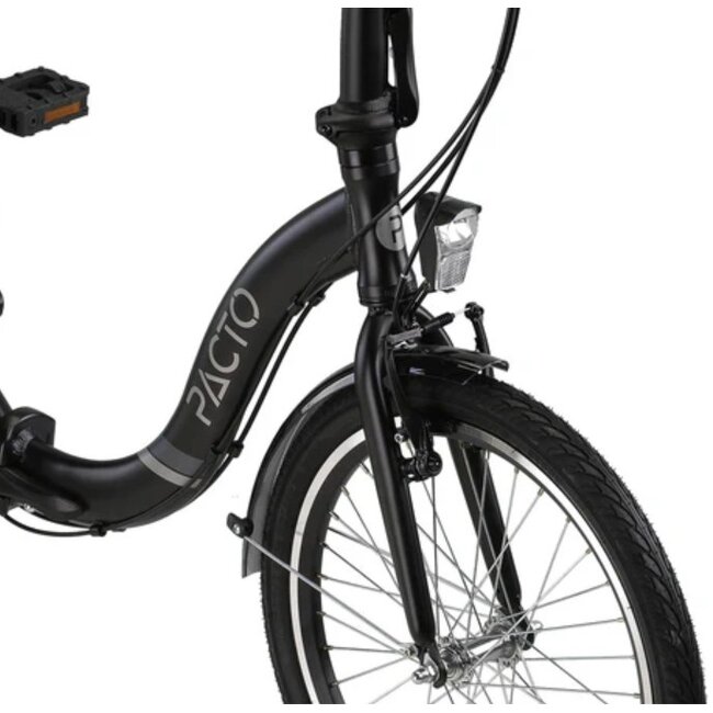 Vouwfiets 20 Inch Pacto Seven 3 Nexus Zwart - Showroom Model