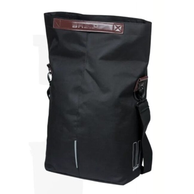 Fietstas Basil Shopper City MIK Hooks 14 - 16L Zwart