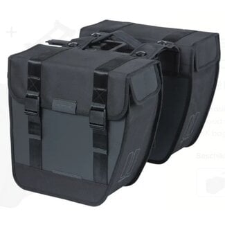 Basil Fietstas Basil Dubbel Tour MIK Waterproof 28 L Zwart