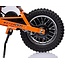 Elektrische Kindermotor Crossmotor 24 Volt Blauw Oranje - Showroom Model