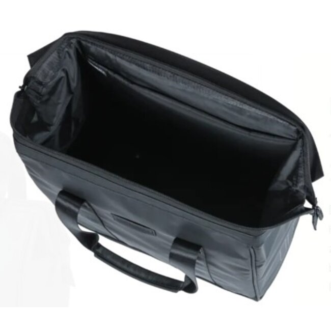 Fietstas Basil Shopper Grand Tarpaulin MIK Hooks 23L Zwart