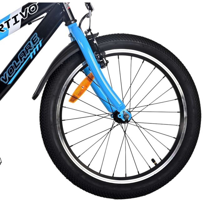 Jongensfiets 20 Inch Volare Sportivo Blauw 22111 - 2 Handremmen - Showroom Model