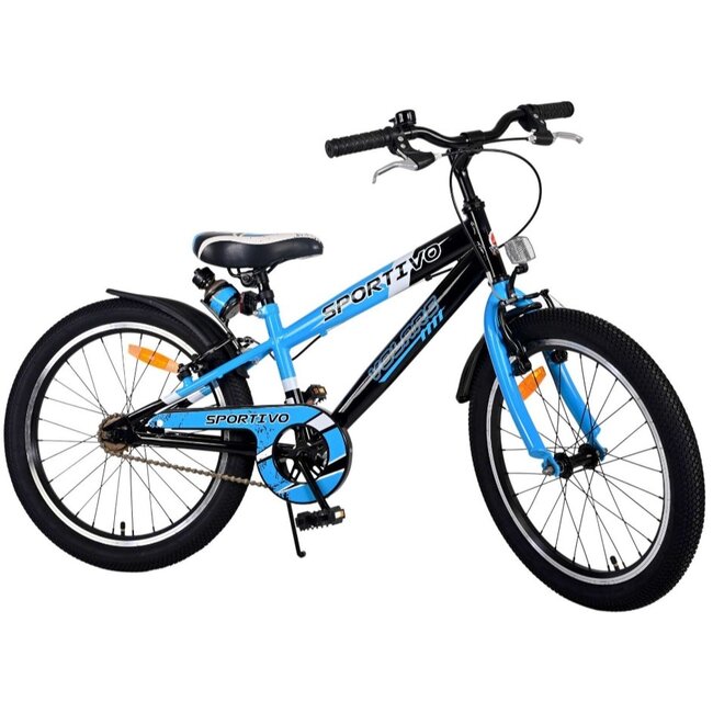 Jongensfiets 20 Inch Volare Sportivo Blauw 22111 - 2 Handremmen - Showroom Model