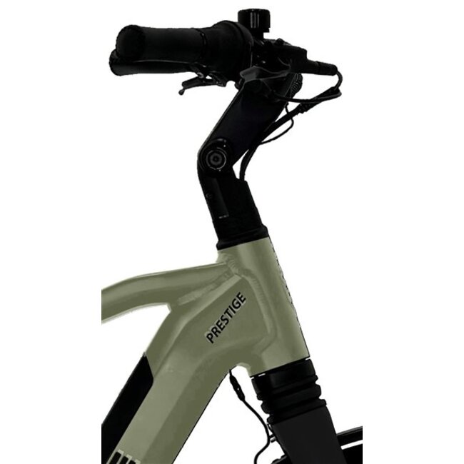 Elektrische Heren Fiets 28 Inch Vogue Prestige Licht Grijs