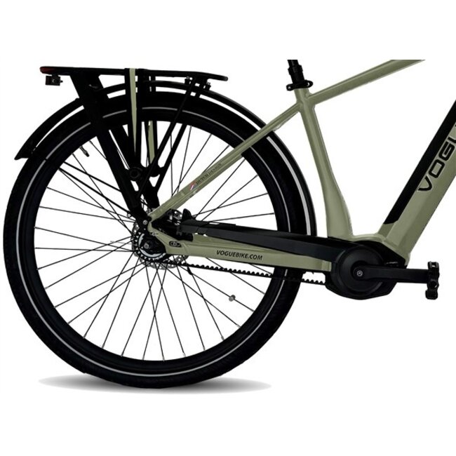 Elektrische Heren Fiets 28 Inch Vogue Prestige Licht Grijs