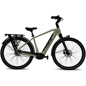 Vogue Elektrische Fietsen Elektrische Heren Fiets 28 Inch Vogue Prestige Licht Grijs