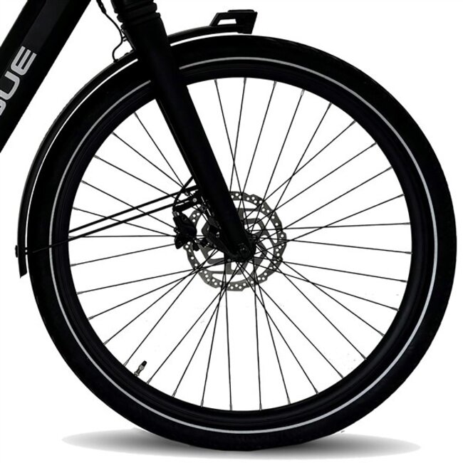 Elektrische Heren Fiets 28 Inch Vogue Prestige Zwart