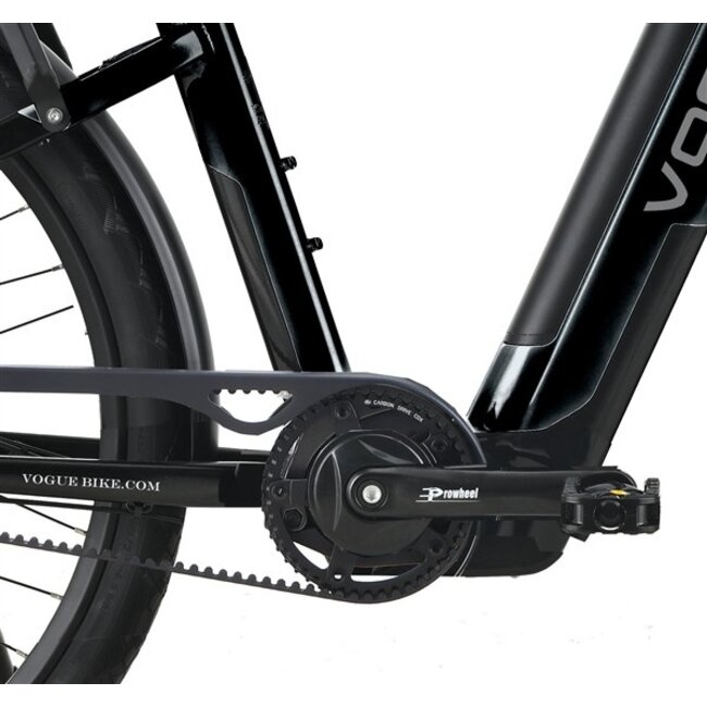 Elektrische Heren Fiets 28 Inch Vogue Milo Zwart