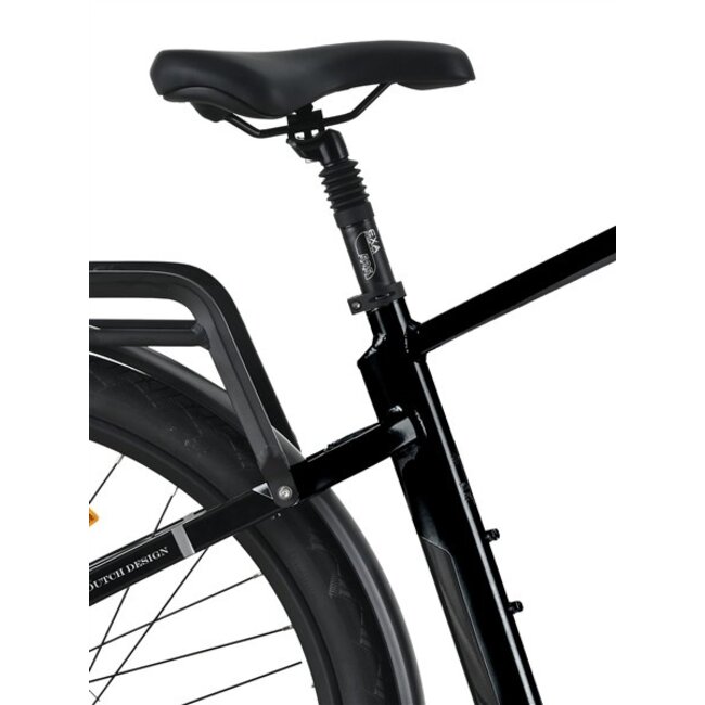 Elektrische Heren Fiets 28 Inch Vogue Milo Zwart