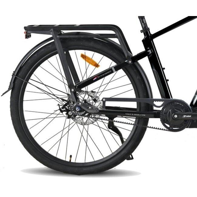 Elektrische Heren Fiets 28 Inch Vogue Milo Zwart