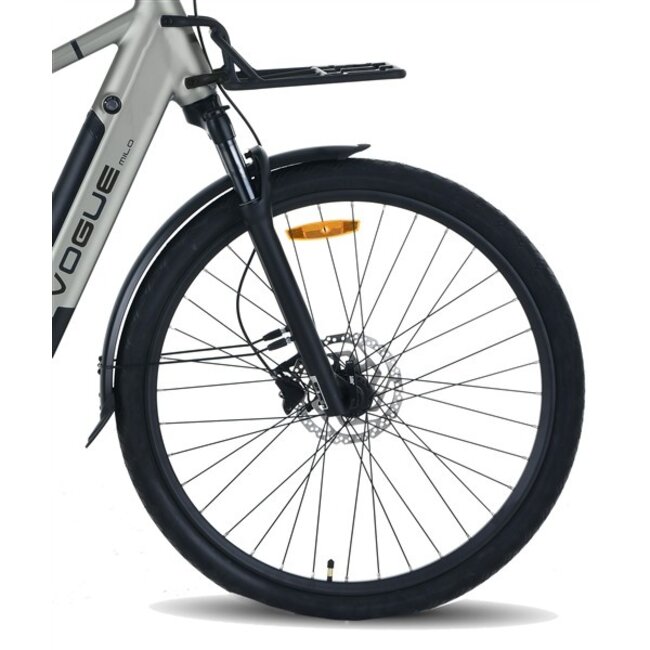 Elektrische Heren Fiets 28 Inch Vogue Milo Grijs