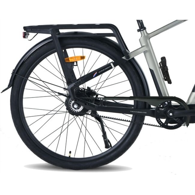 Elektrische Heren Fiets 28 Inch Vogue Milo Grijs