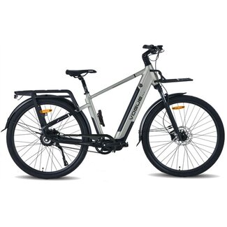 Vogue Elektrische Fietsen Elektrische Heren Fiets 28 Inch Vogue Milo Grijs