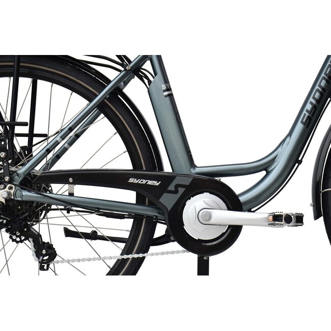 Elektrische Damesfiets 28 Inch Sydney Grijs