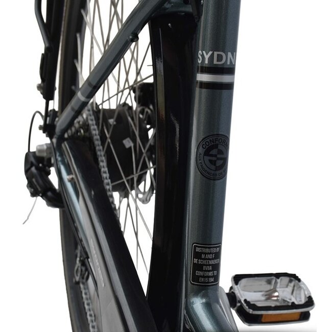 Elektrische Damesfiets 28 Inch Sydney Grijs