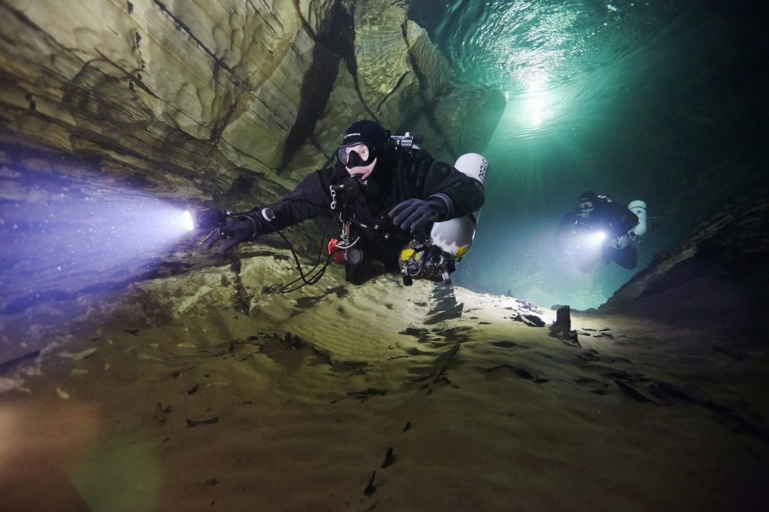 Underwater divers light - Outdoors