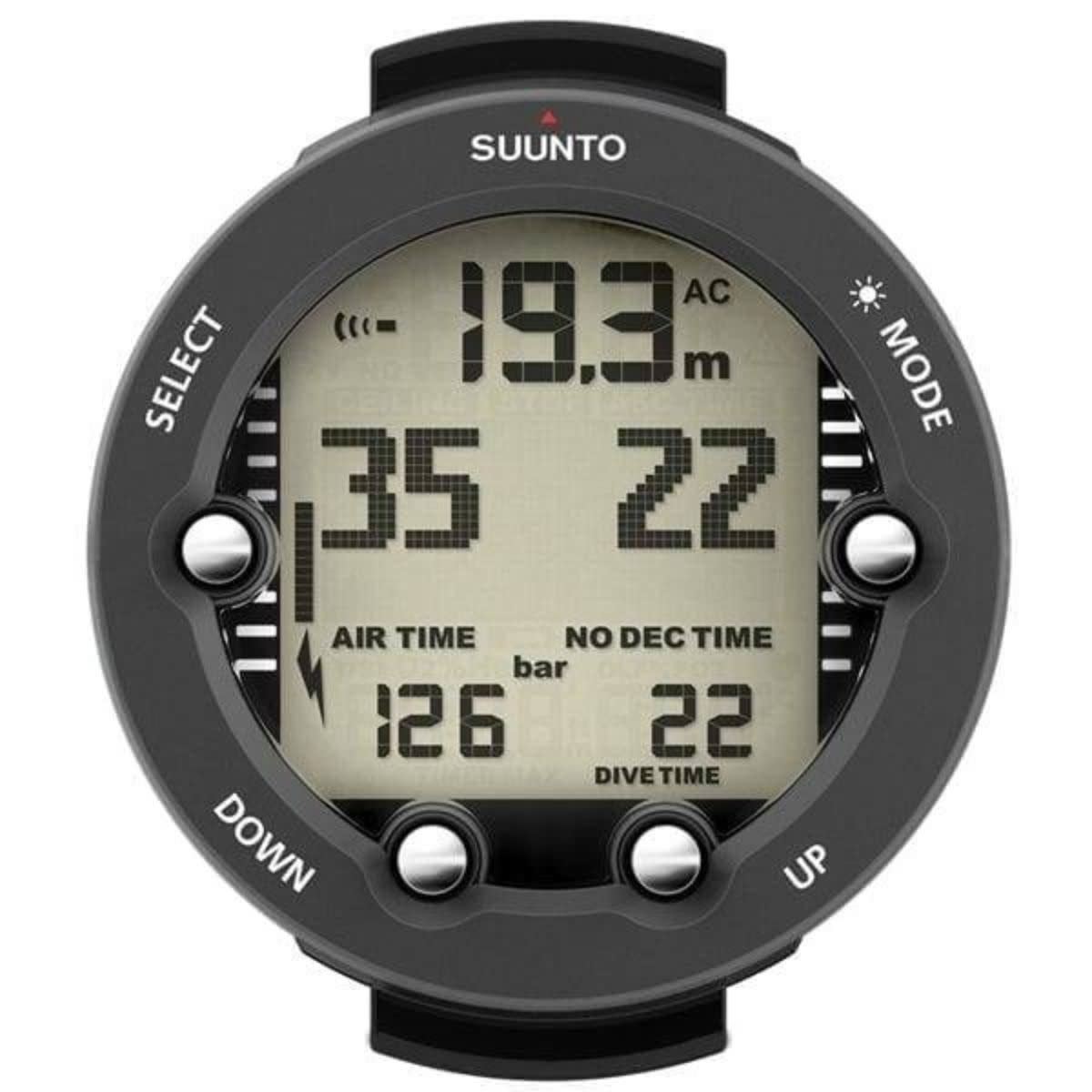 Ordinateur De Plongée Suunto Zoop Novo Au Poignet Noir - Neuf Mais Sans Boîte/USB - Avec Micro-rayures Cosmétiques
