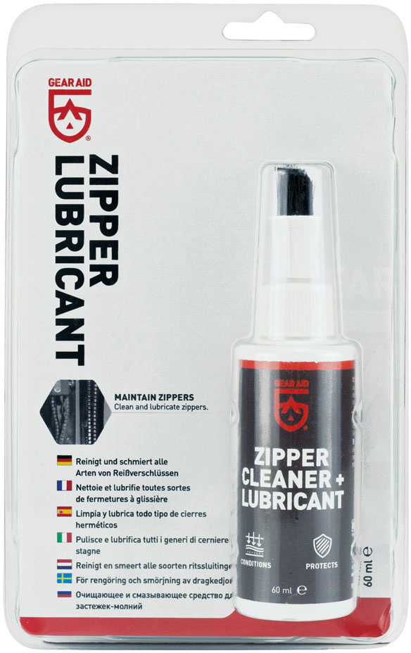Gear Aid Zipper Lubricant Brush Applicator 60ml Lucas Divestore