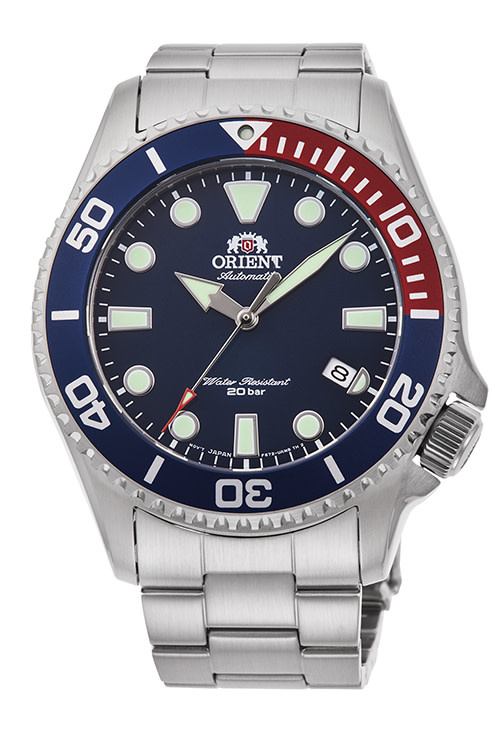 新古 orient sports diver サファイア 自動巻 日差+15