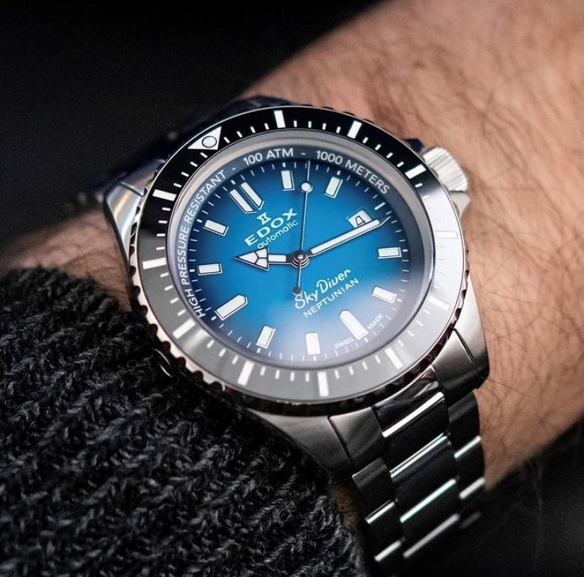 Edox Skydiver Neptunian