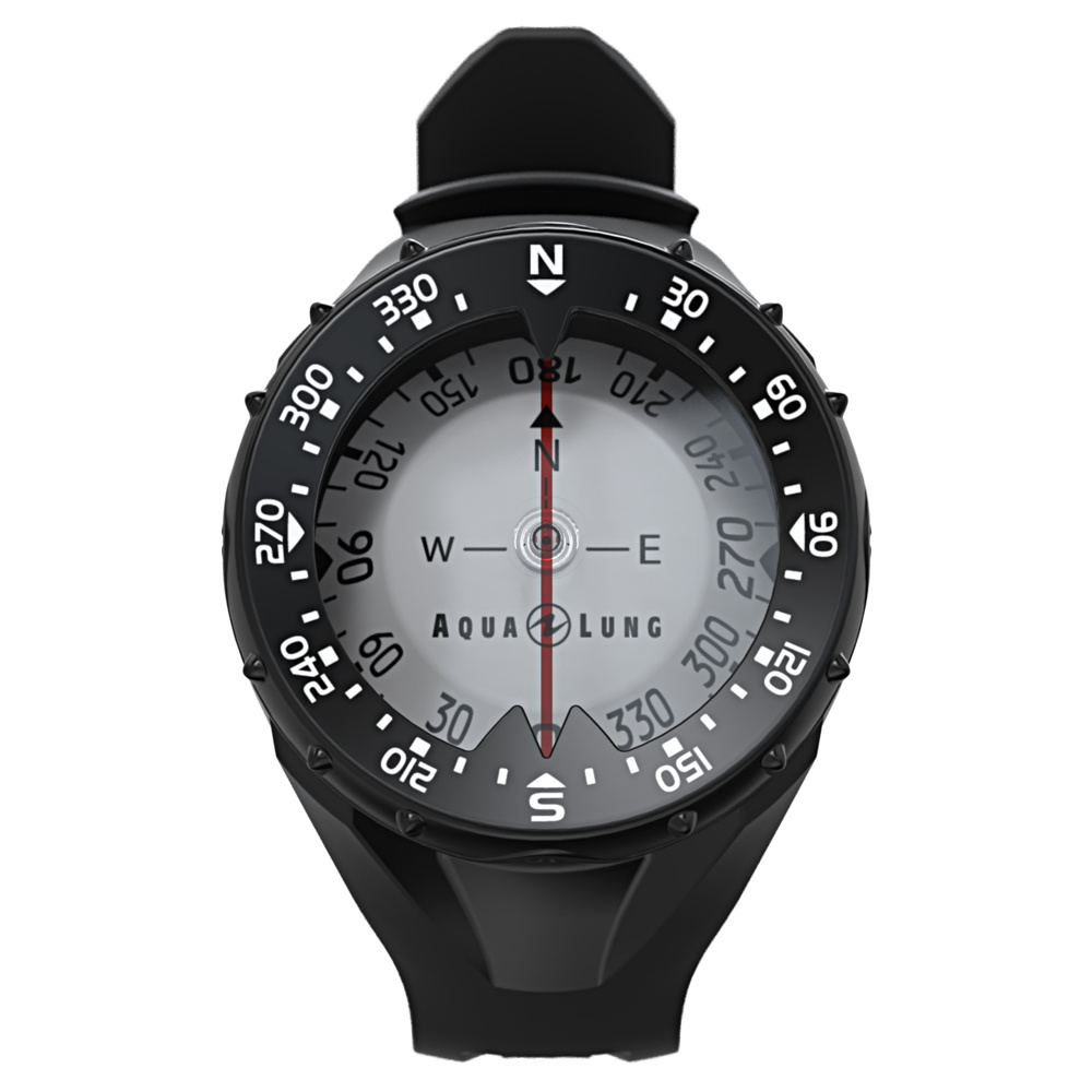 Boussole De Survie Montre Étanche 50m - Bracelet Silicone, Outil Navigation Outdoor Randonnée Camping