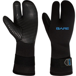 Bare 7mm 3-Finger Handschuh