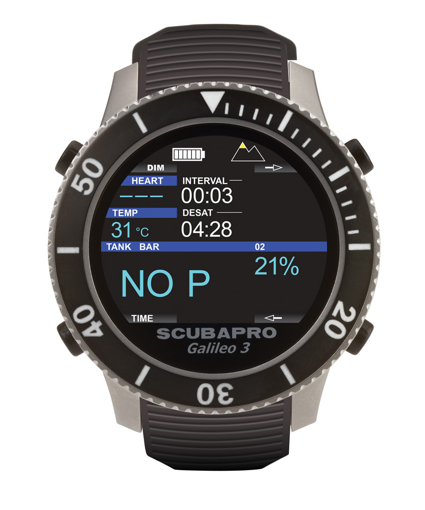 Scubapro Galileo G3 in modern horloge