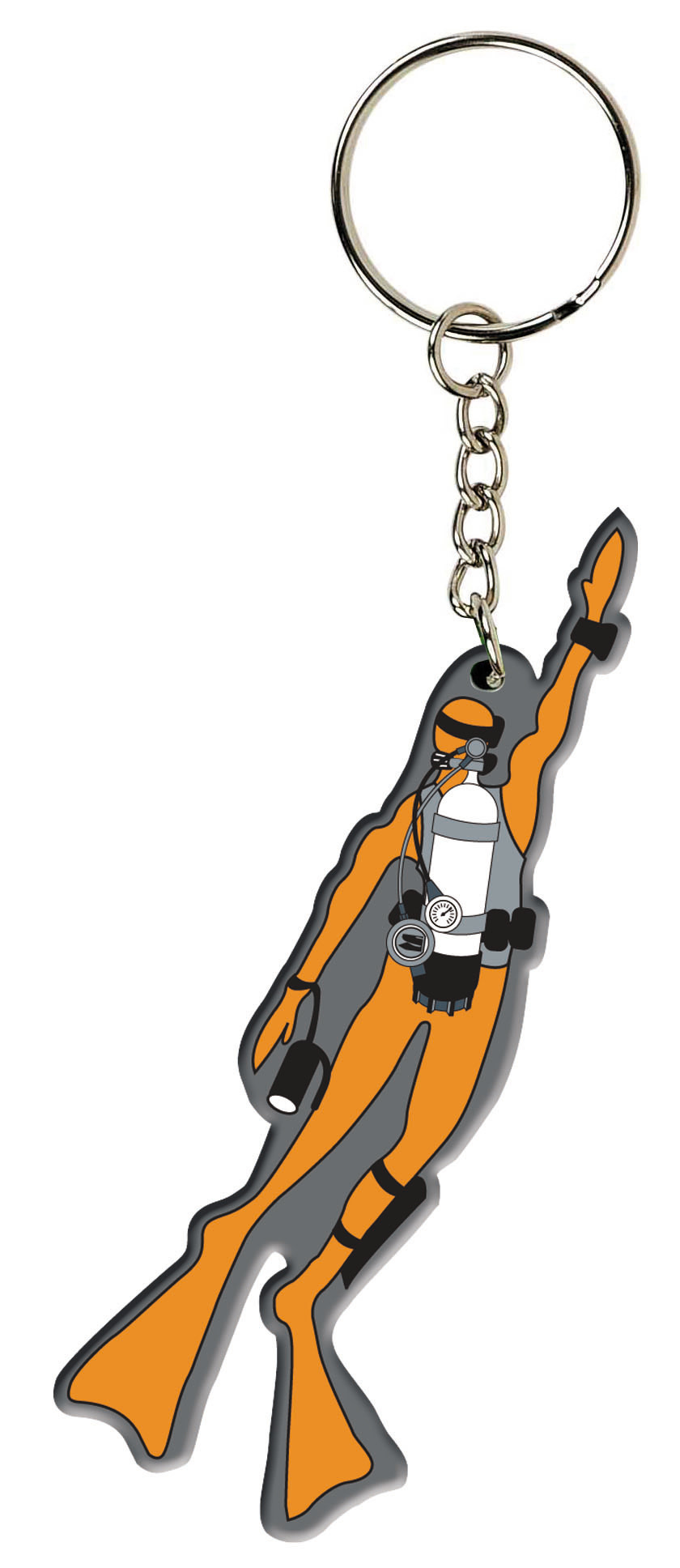 Best Divers Rubber Keychain | Lucas Divestore