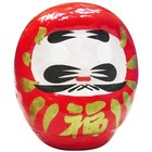 Rode Daruma - 10 cm hoog