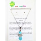 Ketting met turquoise beschermengeltje